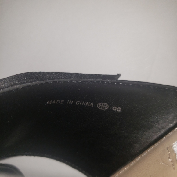 NWT Nina Samina Black Satin Bow Mule Sandals - Picture 8 of 8